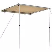 vidaXL Luifel voor camper en caravan 1,8x2x2,15 m beige