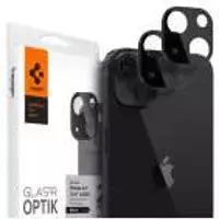 Spigen - Apple iPhone 13 / iPhone 13 Mini camera lens screenprotector - Zwart - 2 pack
