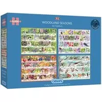 Woodland Seasons Puzzel (4 x 500 stukjes)