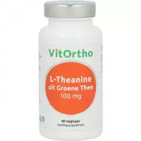 VitOrtho L-Theanine uit Groene thee 100 mg - 60 vegicaps - Aminozuur