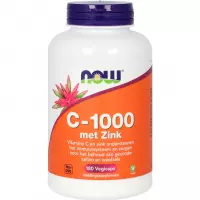 NOW C-1000 met Zink - 180 vegicaps - Vitamine C