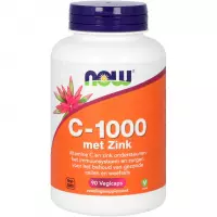 NOW C-1000 met Zink - 90 vegicaps - Vitamine C