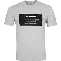 Ecoalf - Natal T-Shirt Label Lichtgrijs - XL - Modern-fit