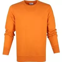 Colorful Standard - Sweater Organic Oranje - XL - Regular-fit