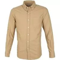 Colorful Standard - Overhemd Khaki - M - Heren - Modern-fit