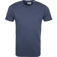 Colorful Standard - T-shirt Blauw - Heren - Maat XXL - Modern-fit