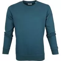 Colorful Standard - Sweater Ocean Groen - Maat M - Regular-fit