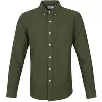 Colorful Standard - Overhemd Zeewier Groen - M - Heren - Modern-fit