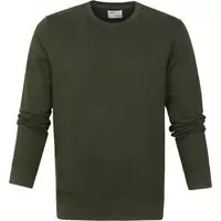 Colorful Standard - Sweater Zeewier Groen - XL - Regular-fit