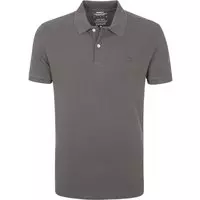 Ecoalf - Polo Ted Donkergrijs - XL - Modern-fit