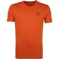 KnowledgeCotton Apparel - T-shirt Alder Roest - XL - Modern-fit