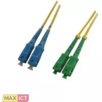 MicroConnect Microconnect FIB821002. Lengte snoer: 2 m, Aansluiting 1: SC, Aansluiting 2: SC