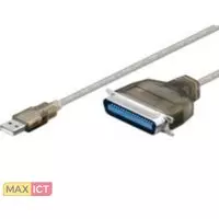 MicroConnect USB/Cen36 2m M - M 1.8m Blauw parallelle kabel