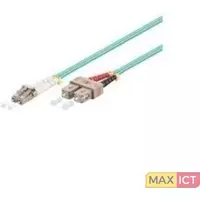 MicroConnect Microconnect LC/PC-SC/PC 2m 50/125 MM. Snoerlengte: 2 m, Aansluiting 1: LC, Aansluiting 2: SC, Full duplex