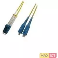 MicroConnect Microconnect FIB421015. Lengte snoer: 15 m, Aansluiting 1: LC, Aansluiting 2: SC