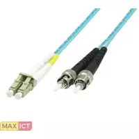 MicroConnect Microconnect LC/PC-ST/PC 2m. Snoerlengte: 2 m, Aansluiting 1: LC, Aansluiting 2: ST, Full duplex