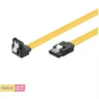 MicroConnect SAT15005A1C6 0.5m SATA SATA III Geel SATA-kabel