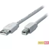EFB Equip USB 2.0 Cable 3.0m. Lengte snoer: 3 m, Kleur van het product: Beige