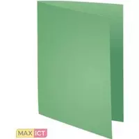 Exacompta "FOLDYNE 180"" Intensive green. Formaat: A4, Kleur van het product: Groen. Breedte: 240 mm, Hoogte: 320 mm. Aantal per doos: 100 stuk(s)"