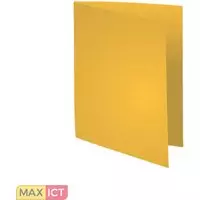 Exacompta "FOLDYNE 180"" Yellow. Formaat: A4, Kleur van het product: Geel. Breedte: 240 mm, Hoogte: 320 mm. Aantal per doos: 100 stuk(s)"