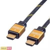 Roline 11.04.5561 1m HDMI HDMI Zwart HDMI kabel