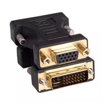 Roline ROLINE DVI-VGA Adapter, DVI M / VGA F. Kleur van het product: Zwart