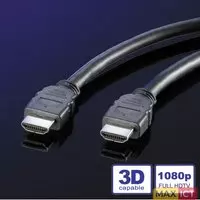 Roline ROLINE HDMI High Speed kabel met Ethernet M-M 2,0m. Lengte snoer: 2 m, Aansluiting 1: HDMI Type A (Standaard), Aansluiting 1 type: Mannelijk, Aansluiting 2: HDMI Type A (Sta