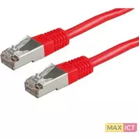 Roline Value S/FTP (PiMF) Patchkabel, Cat. 6, rood 2,0m. Snoerlengte: 2 m, Kabel standaard: Cat6, Kabelafscherming: S/FTP (S-STP), Aansluiting 1: RJ-45, Aansluiting 2: RJ-45