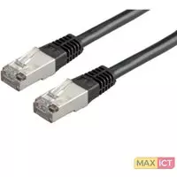 Roline Value S/FTP (PiMF) Patchkabel, Cat. 6, zwart 3,0m. Snoerlengte: 3 m, Kabel standaard: Cat6, Kabelafscherming: S/FTP (S-STP), Aansluiting 1: RJ-45, Aansluiting 2: RJ-45