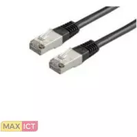 Roline Value S/FTP (PiMF) Patchkabel, Cat. 6, zwart 5,0m. Kleur van het product: Zwart. Impedantie: 100 Ohm, Lengte: 5 mm