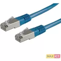 Roline ROLINE S/FTP Patchkabel Cat.5e, blauw, 0,5m. Snoerlengte: 0,5 m, Kabel standaard: Cat5e, Kabelafscherming: SF/UTP (S-FTP), Aansluiting 1: RJ-45, Aansluiting 2: RJ-45