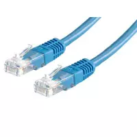 Roline ROLINE UTP Patchkabel Cat.6, blauw, 0,5m. Snoerlengte: 0,5 m, Kabel standaard: Cat6, Kabelafscherming: U/UTP (UTP), Aansluiting 1: RJ-45, Aansluiting 2: RJ-45