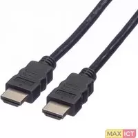 Roline ROLINE HDMI High Speed kabel met Ethernet M-M 15m. Lengte snoer: 15 m, Aansluiting 1: HDMI Type A (Standaard), Aansluiting 1 type: Mannelijk, Aansluiting 2: HDMI Type A (Sta