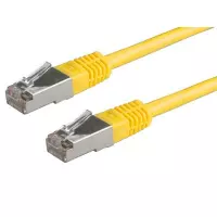 Roline ROLINE S/FTP Patchkabel Cat.6, geel, 0,3m. Snoerlengte: 0,3 m, Kabel standaard: Cat6, Kabelafscherming: S/FTP (S-STP), Aansluiting 1: RJ-45, Aansluiting 2: RJ-45, Contact ge