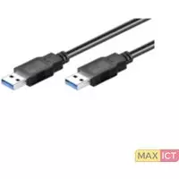 MicroConnect Microconnect USB3.0, M/M, 5m. Lengte snoer: 5 m, Aansluiting 1: USB A, Aansluiting 2: USB A, USB-versie: USB 3.2 Gen 1 (3.1 Gen 1), Geslacht connector: Mannelijk/Manne