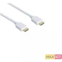 Good Connections Alcasa 4514-030W. Lengte snoer: 3 m, Aansluiting 1: HDMI Type A (Standard), Aansluiting 1 type: Mannelijk, Aansluiting 2: HDMI Type A (Standard), Aansluiting 2 typ