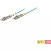 Good Connections Good Technology LW-8005LC3. Snoerlengte: 0,5 m, Aansluiting 1: LC, Aansluiting 2: LC, Kern diameter: 50 µm, Full duplex