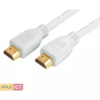 Max ICT S-Conn 77475-W. Lengte snoer: 5 m, Aansluiting 1: HDMI Type A (Standard), Aansluiting 1 type: Mannelijk, Aansluiting 2: HDMI Type A (Standard), Aansluiting 2 type: Mannelij