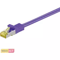 MicroConnect Microconnect 0.5m Cat7. Snoerlengte: 0,5 m, Kabel standaard: Cat7, Kabelafscherming: S/FTP (S-STP), Aansluiting 1: RJ-45, Aansluiting 2: RJ-45, Overdrachtssnelheid: 10