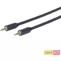 VivoLink 20m 3.5mm - 3.5mm 20m 3.5mm 3.5mm Zwart audio kabel