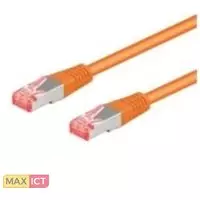 Good Connections Alcasa Cat6a 2m. Snoerlengte: 2 m, Kabel standaard: Cat6a, Kabelafscherming: S/FTP (S-STP), Aansluiting 1: RJ-45, Aansluiting 2: RJ-45, Contact geleider materiaal: