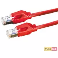 Draka Comteq S/FTP Patch cable Cat6, Red, 5m 5m Rood netwerkkabel