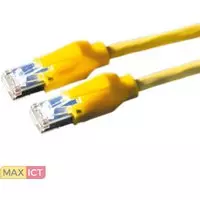 Draka UC900 premium S/FTP CAT6 Gigabit netwerkkabel / geel - 2 meter