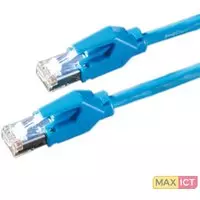 Draka Comteq S/FTP Patch cable Cat6, Blue, 3m 3m Blauw netwerkkabel