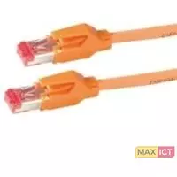 Draka UC900 premium S/FTP CAT6 Gigabit netwerkkabel / oranje - 2 meter