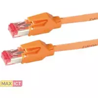 Draka UC900 premium S/FTP CAT6 Gigabit netwerkkabel / oranje - 0,50 meter