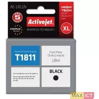 ActiveJet AE-1811N inkt voor Epson-printer, Epson 18XL T1811 Vervanging; Opperste; 18 ml; zwart.