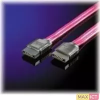 Roline Value Interne HDD kabel, SATA 3.0 Gbit/s 0,5m. Lengte snoer: 0,5 m, Soort kabel: SATA III, Geslacht connector: Mannelijk/Mannelijk