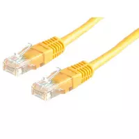 Roline Value UTP Patchkabel, Cat. 6, geel 5,0m. Snoerlengte: 5 m, Kabel standaard: Cat6, Kabelafscherming: U/UTP (UTP), Aansluiting 1: RJ-45, Aansluiting 2: RJ-45, Contact geleider
