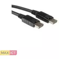 Roline ROLINE DisplayPort kabel, DP M/M 5,0m. Lengte snoer: 5 m, Aansluiting 1: DisplayPort, Aansluiting 2: DisplayPort